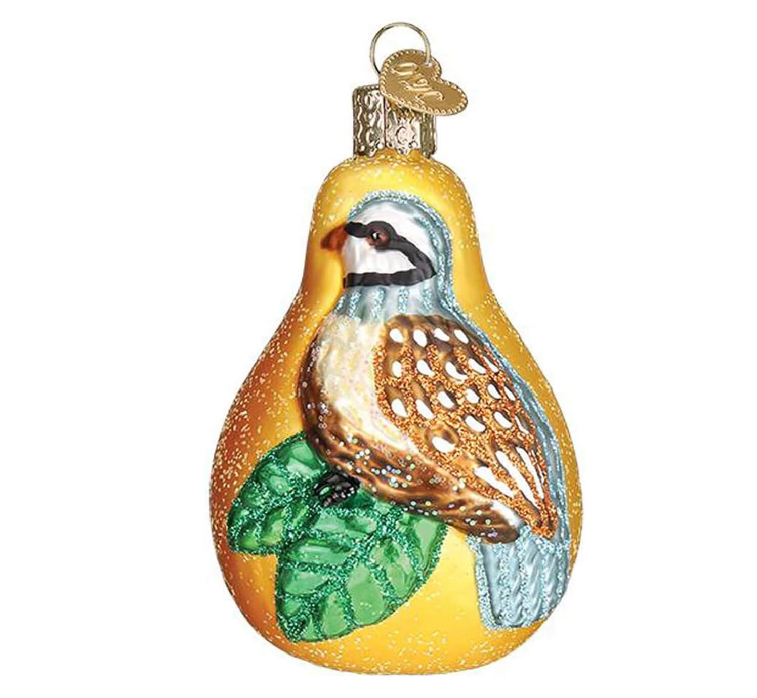 A partridge in a pear tree ornament perfect for Day one of 12 days of Christmas Gifts.